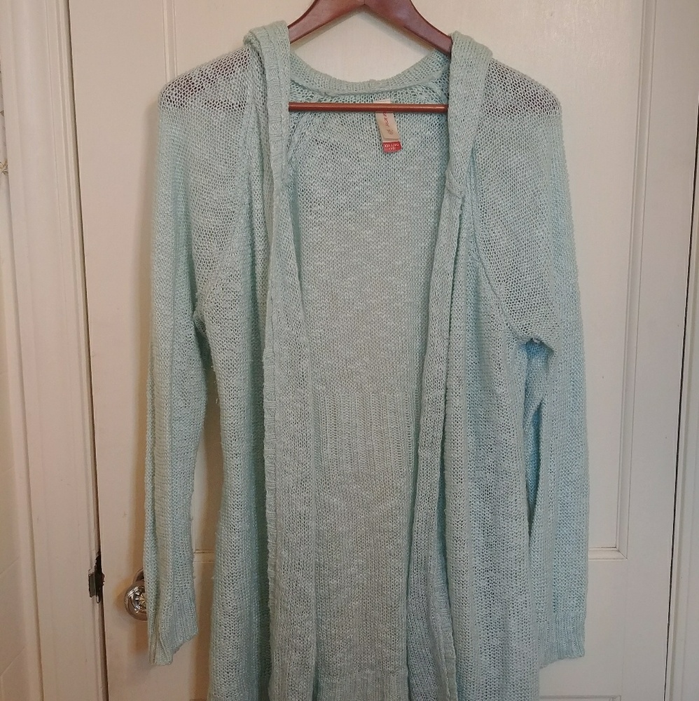 Hooded Long Cardigan